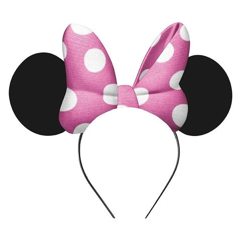 Minnie Mouse Paper Headbands 4CT