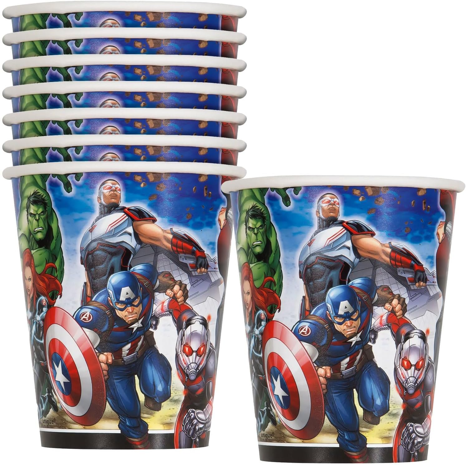 Avengers Cups, 9 oz. 8CT