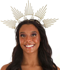 Headpiece Gold Metal Angelic Halo