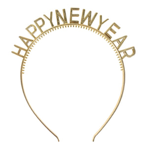 Headband New Years Eve Gold 2CT