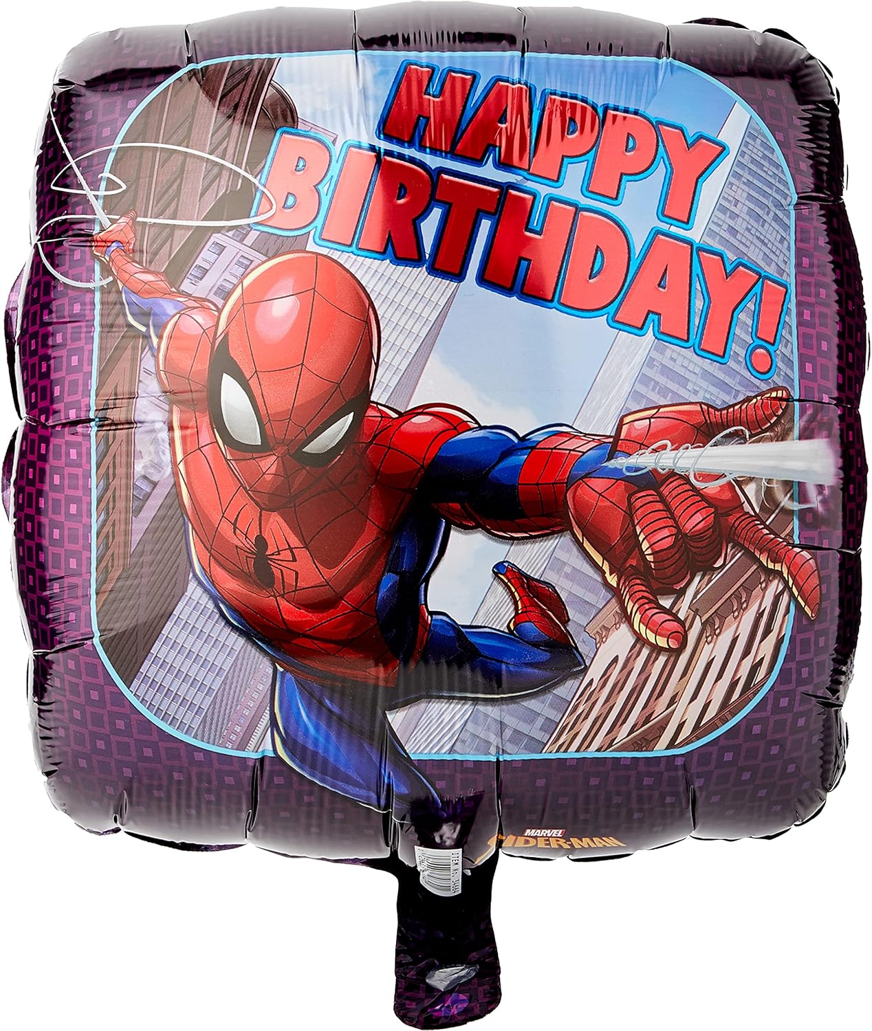 Balloon Mylar Spiderman Happy Birthday