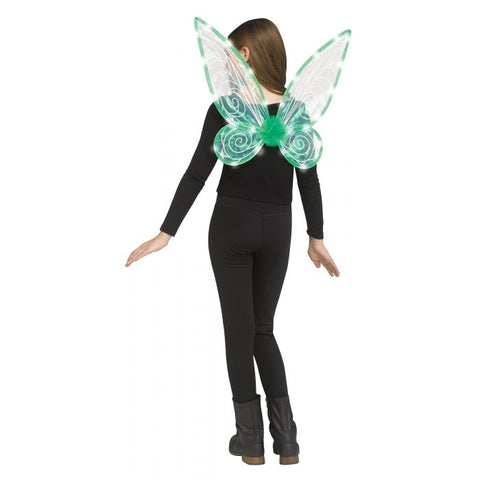 Light Up Fairy Wings Green