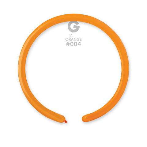 50CT Animal Twist Orange 1IN