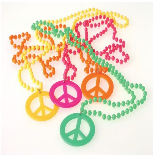 Beads Peace Sign Pendant 12CT
