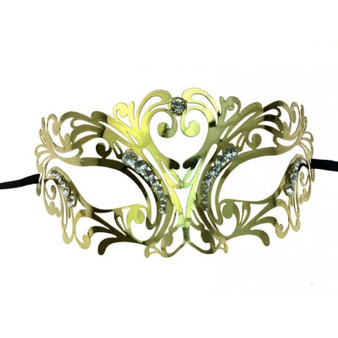 Mask Metal Filligree -Gold