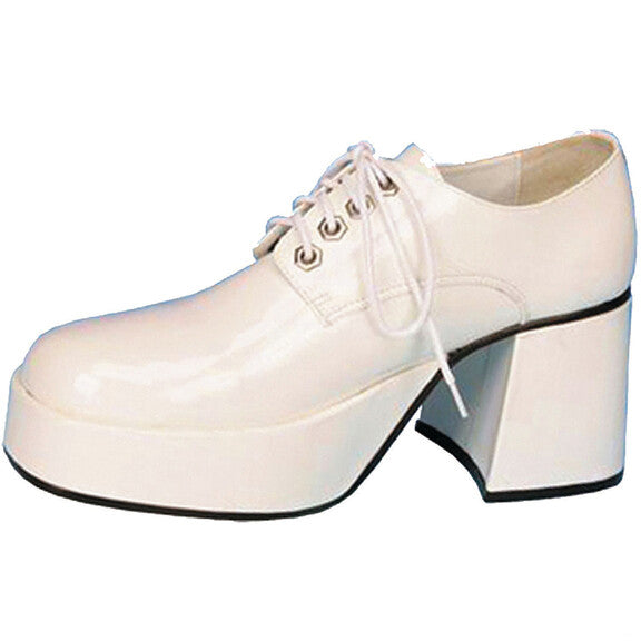 Shoes Platform Mens White Medium