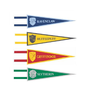 Harry Potter House Penant Flags 4CT