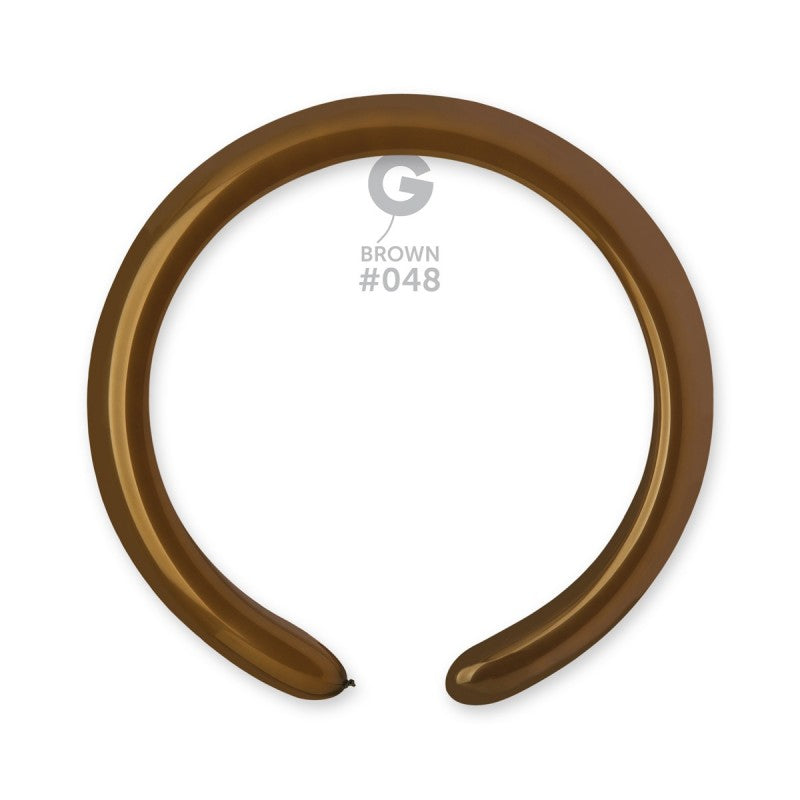 50CT Animal Twist Brown 2IN