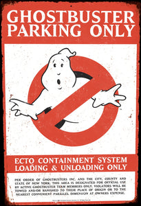 Metal Sign Ghost Busters