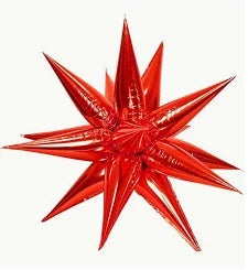 26" Starburst Balloon - Red