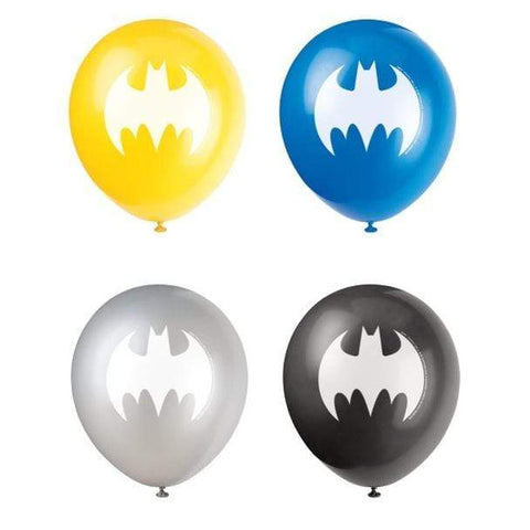 Batman Latex Balloons 8CT