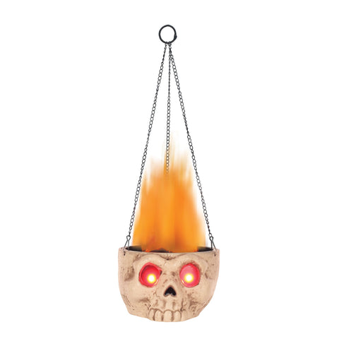 Skull Flame Sconce