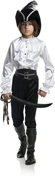Pirate Shirt White Satin