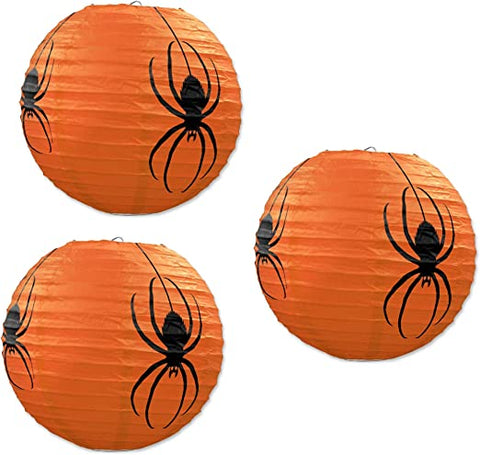 Spider Print Paper Lanterns