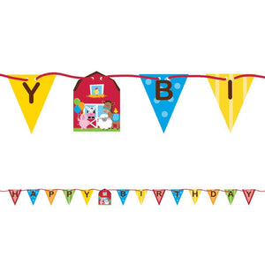 Farmhouse Fun Birthday Banner