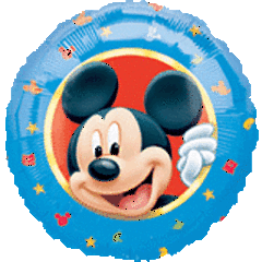Mickey Face 18" Mylar Balloon