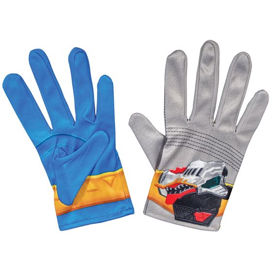 Childrens Blue Ranger Dino Fury Gloves