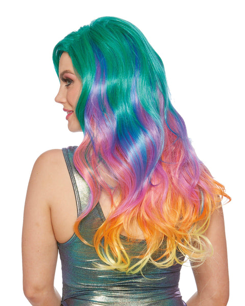 Wig Jewel Tone Rainbow Wig