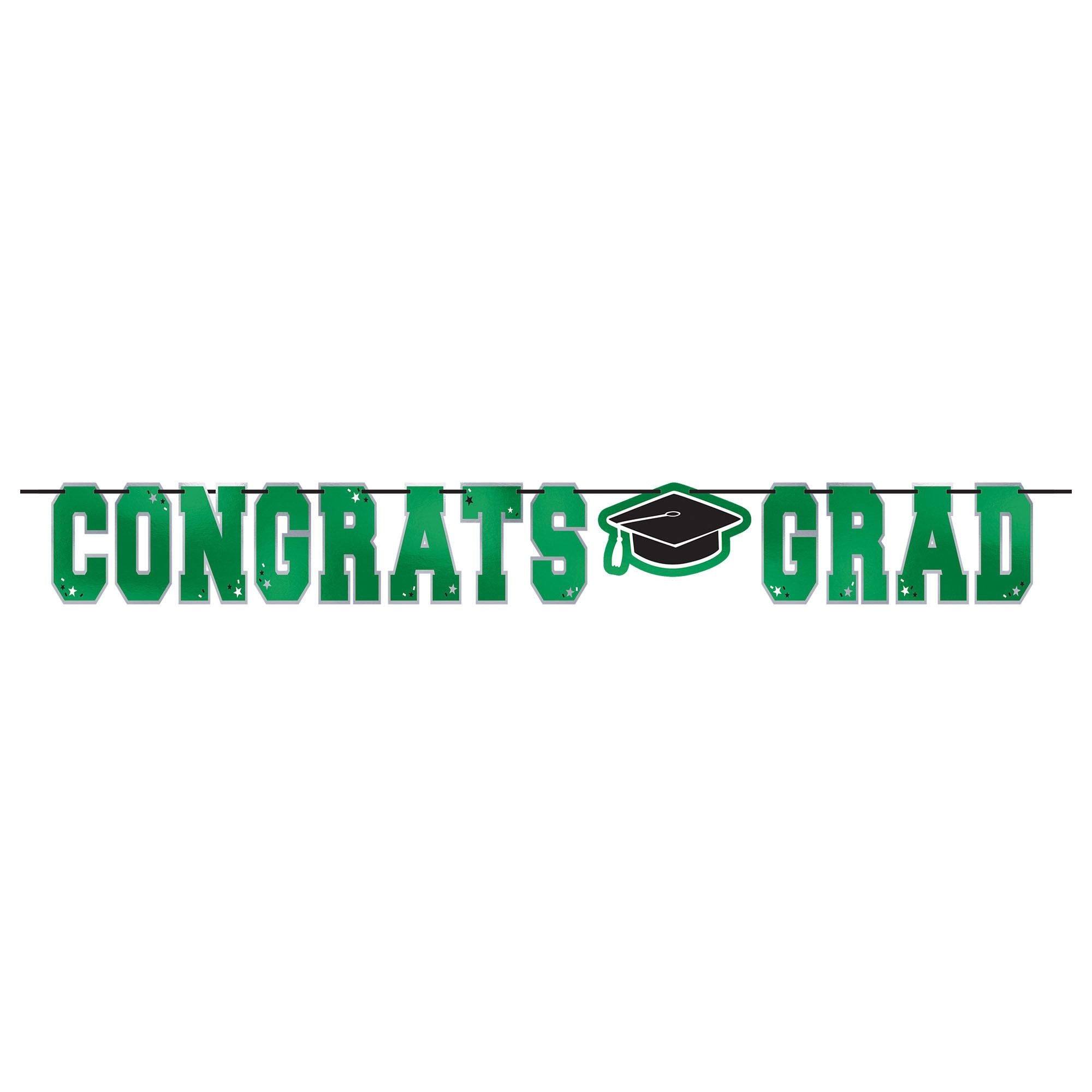 BAN GRAD CONGRATS GREEN