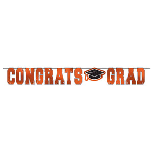 BAN GRAD CONGRATS Orange