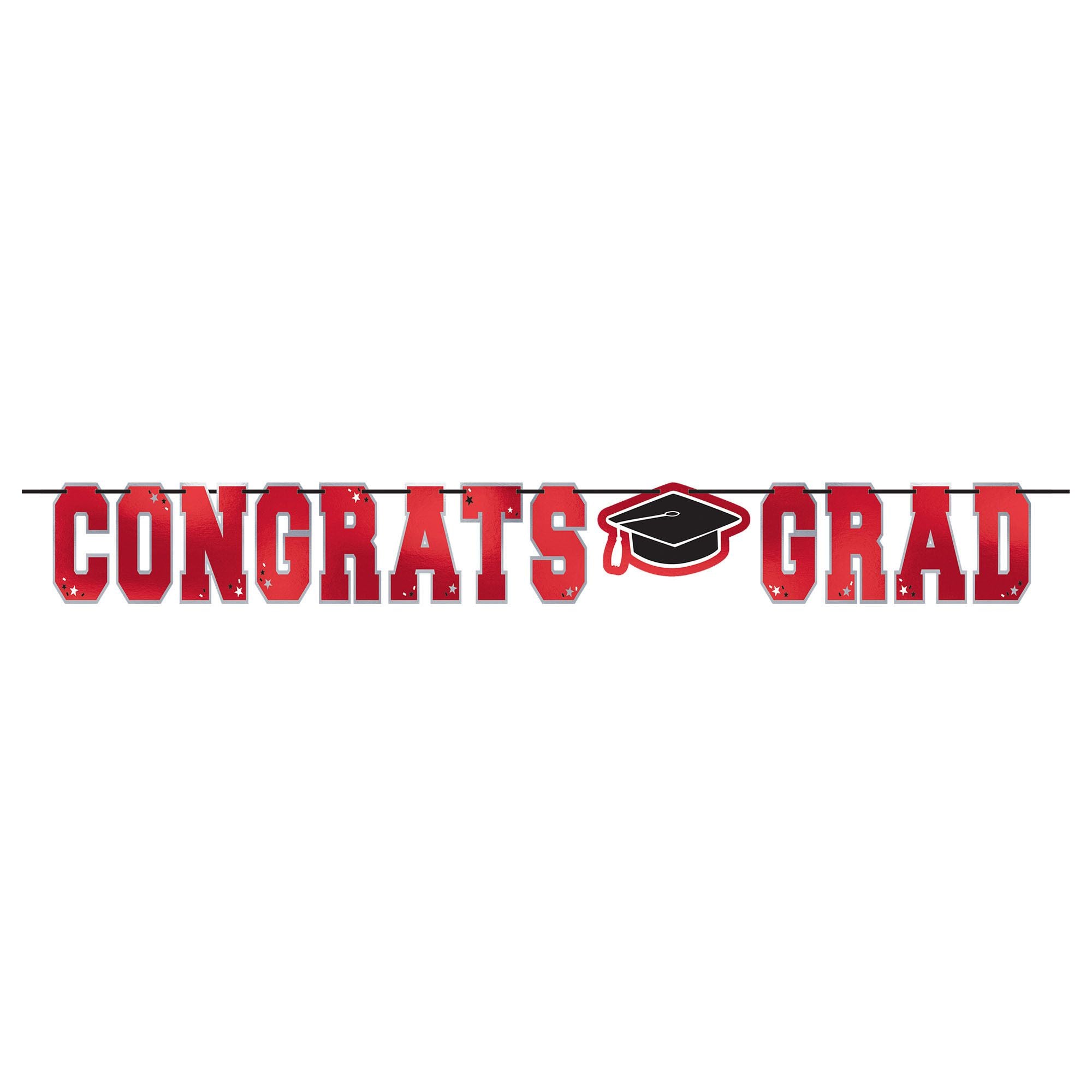 BAN Congrats Grad Red