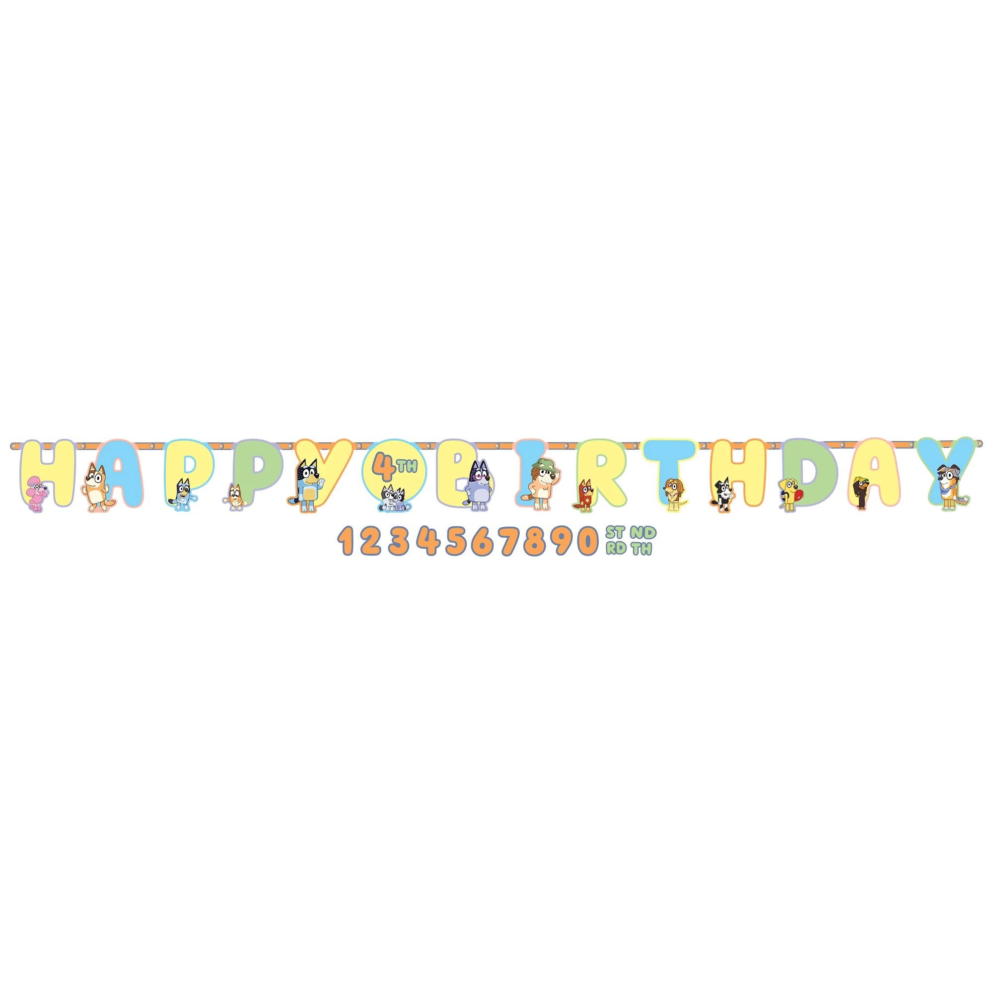 Bluey Jumbo Add an Age Letter Banner