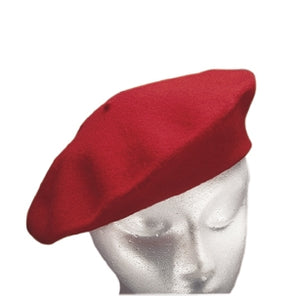 Hat Beret Red