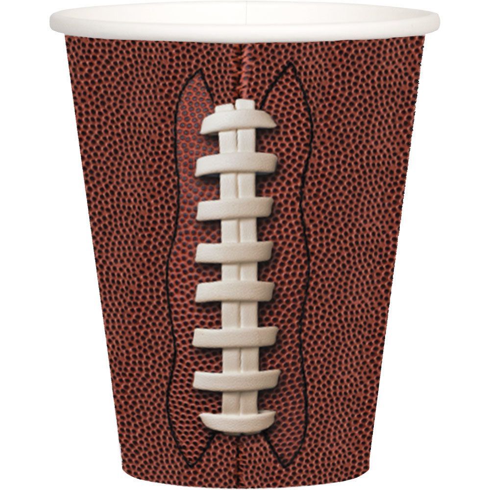 Football 9OZ Cups 8CT