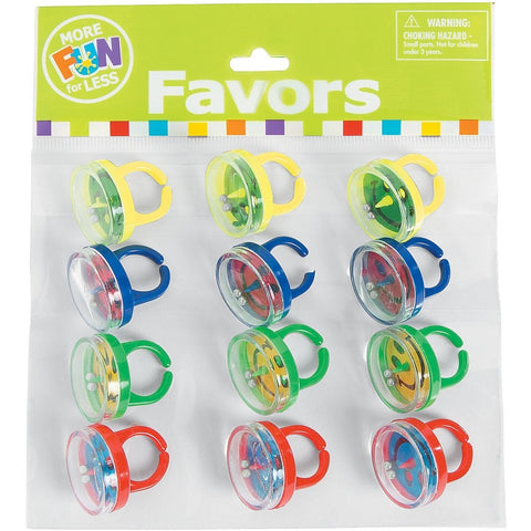 Rings Smiley Face Puzzle 12PCS
