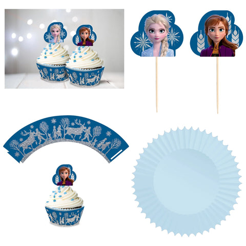 Frozen 2 Glitter Cupcake Kit