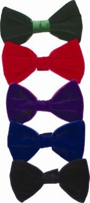 Bow Tie Velvet Purple