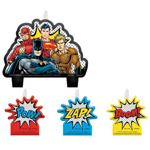 Justice League Heroes Unite? Birthday Candle Set