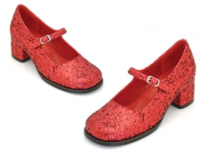 C. Shoes Red Glitter Maryjane S 11-12