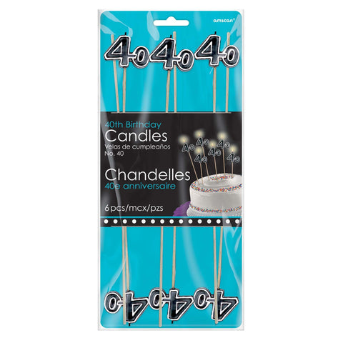 Oh No?40 Cake Candles on a Stick