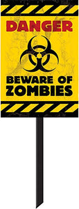 Beware of Zombies Sign