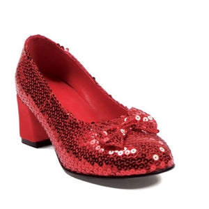 Shoes Red Sequined Women