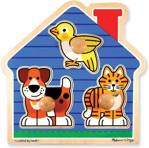 Puzzle Jumbo Knob House Pets