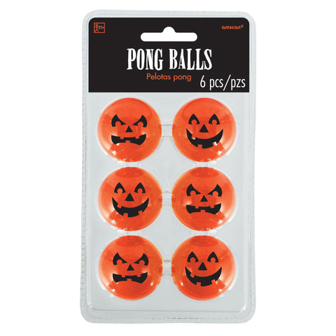 Jack-O-Lantern Pong Balls