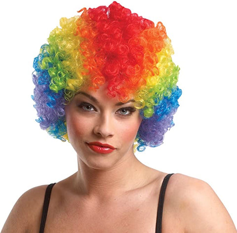Wig Clown Rainbow Franco