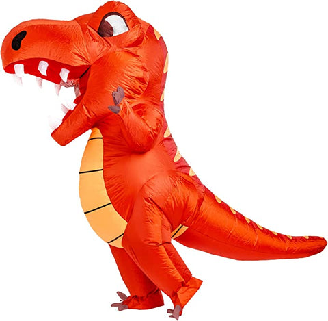 Inflatable Dinosaur Orange Deluxe