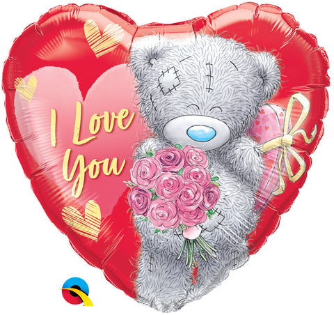 Balloon Mylar HVD I Love You Teddy Bear