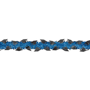 Grad Tinsel Garland ? Blue 9.5ft