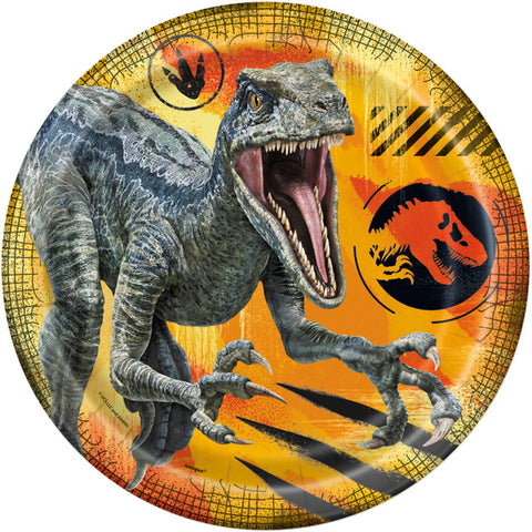 Jurassic World 3 Luncheon Plates 8 Ct