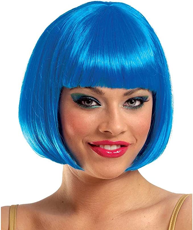 Blue Sassy Wig