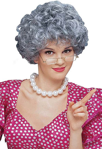 Gray Mom Wig
