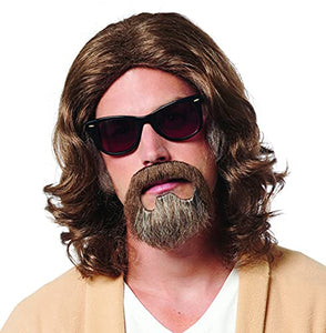 Wig Lazy Guy w/Goatee