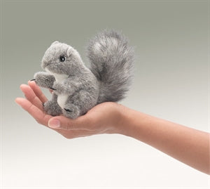Puppet Squirrel Grey Mini