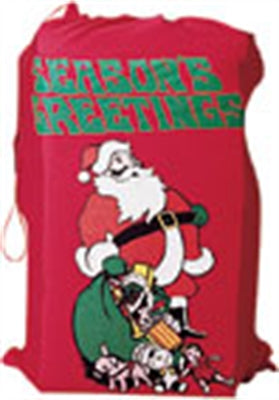Santa Bag Flannel Printed