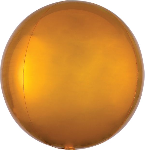 16" Orbz? Gold Mylar Balloon