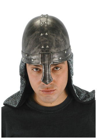Helmet Knight w/Silver Cloth